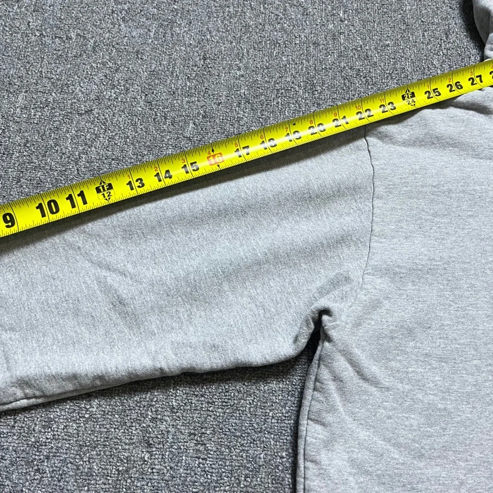 The North Face Hoodie XL Gray Pullover Logo Graphic Fleece Sweatshirt Mens
